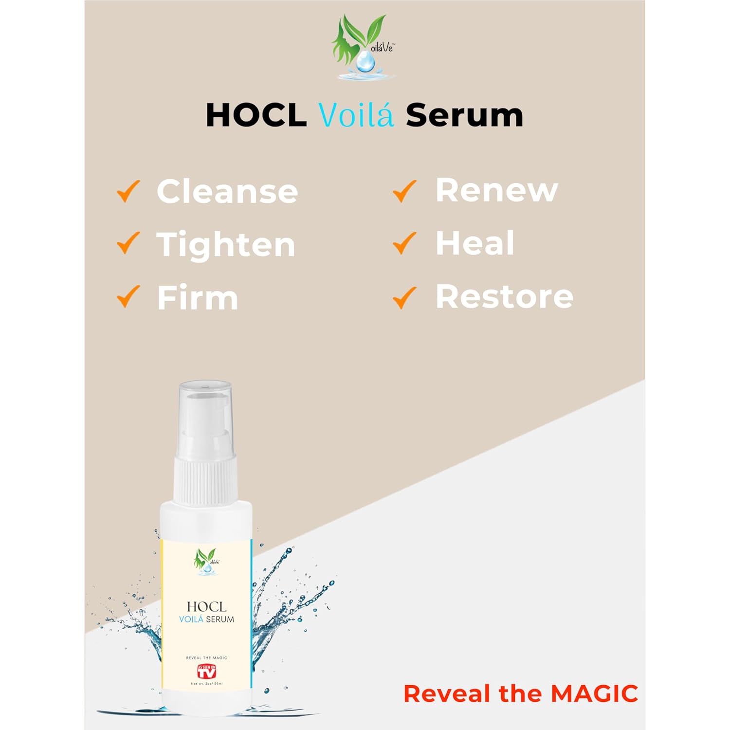 VoilaVe HOCL Serum