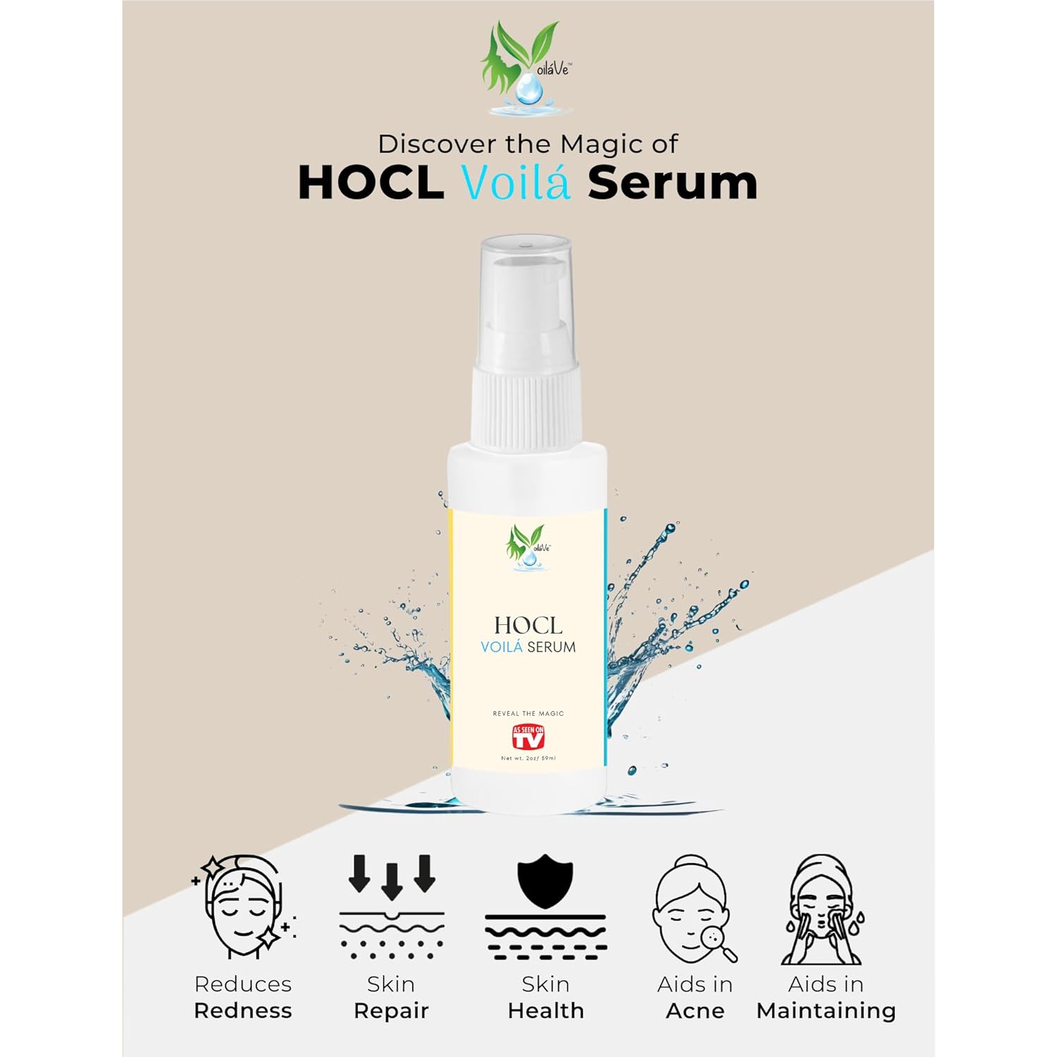 VoilaVe HOCL Serum