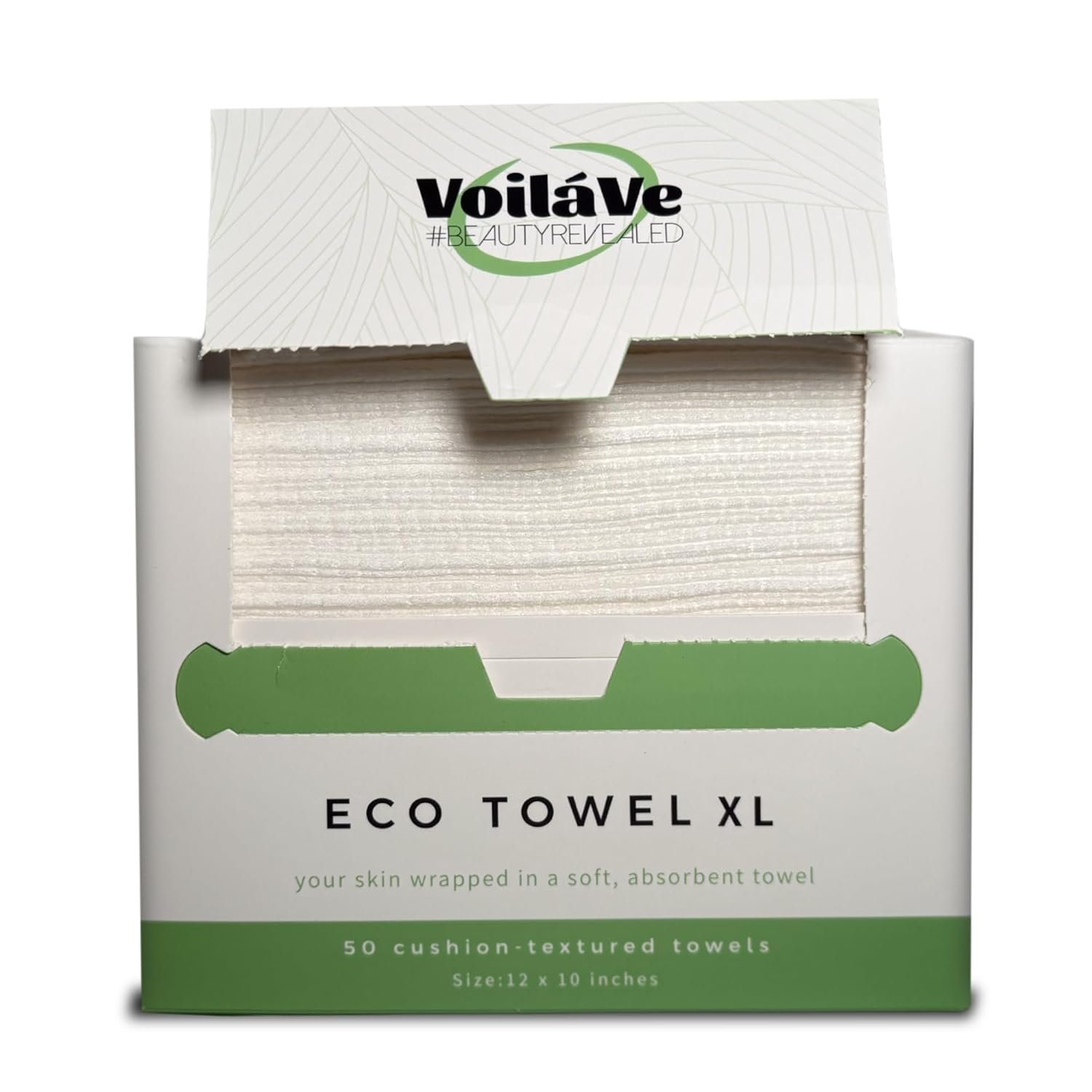 VoilaVe Disposable Face Towels, 50 Count